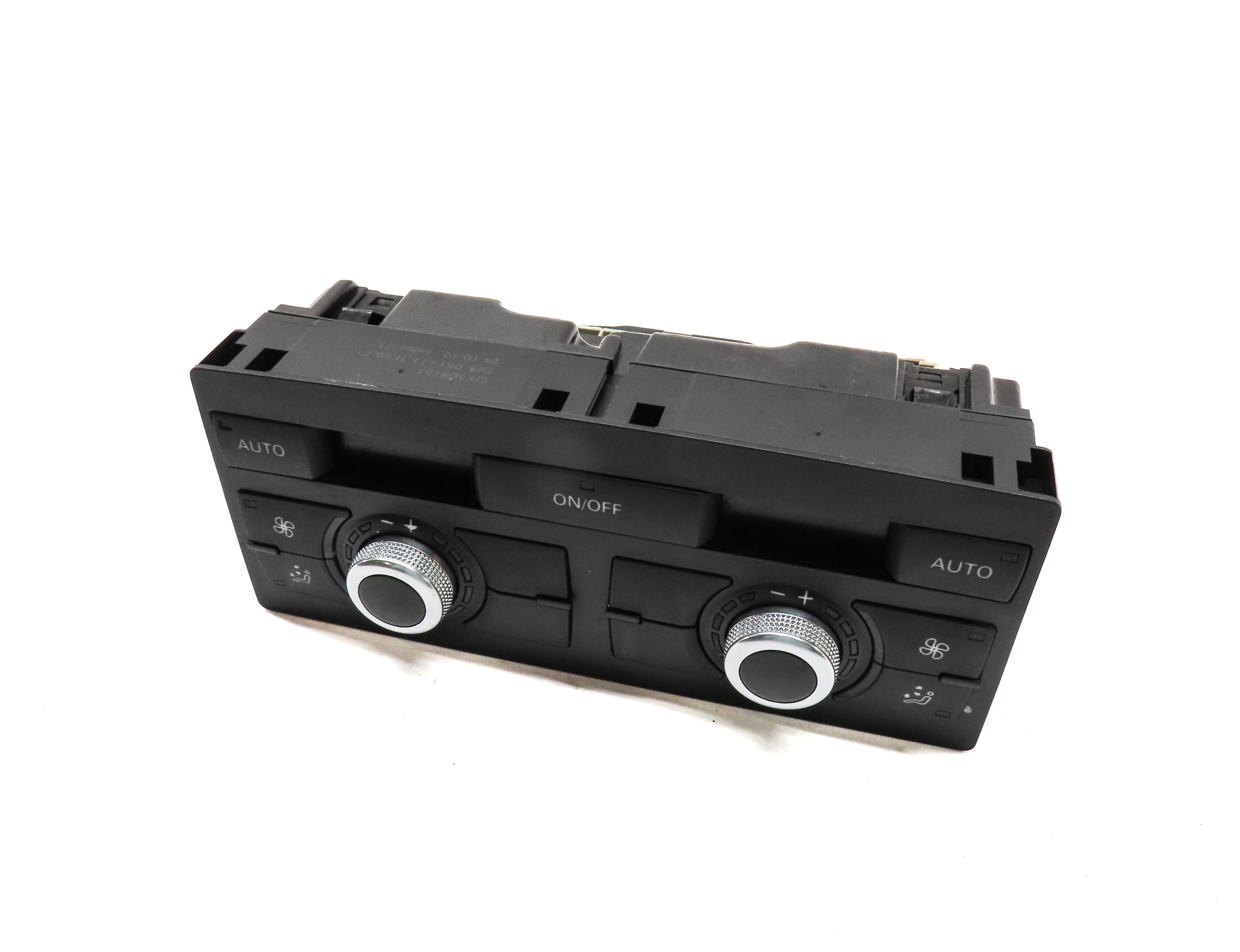 2010-2012 AUDI Q7 (4L) REAR CONSOLE HEATER A/C TEMPERATURE CLIMATE CONTROL PANEL — exact item pictured